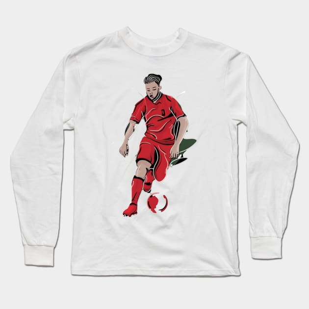 Soccer Season 7 Long Sleeve T-Shirt by MeyuEndo